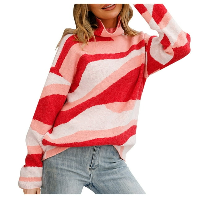 Cardigan de Noël pour Dames Chandail d'Hiver Chaud Tricoté Mode Chandail Col Rond Tricoté Veste Décontractée de Noël Douce Mi-Longue