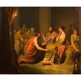 thumbnail image 3 of August Malmström 23x20 Black Modern Framed Museum Art Print Titled - Odysseus Before Alcinous, King of the Phaeacians (1853), 3 of 5