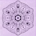 thumbnail image 1 of Ahgly Company Machine Washable Indoor Square Transitional Rich Lilac Purple Area Rugs, 8' Square, 1 of 7