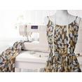 thumbnail image 6 of Soimoi Velvet Brown Fabric By the Yard - 54 Inch Wide -Geometric Material - Artistic and Modern Patterns for Various Uses Printed Fabric, 6 of 6