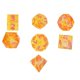 thumbnail image 3 of Juego de dados, juego de dados de 7 piezas Juego de dados de resina poliedro Dados de resina epoxi construidos para el futuro, 3 of 8