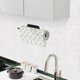 thumbnail image 2 of Thickened Steel Paper Towel Holders Under Cabinet for Kitchen, Bathroom, SUS304 Stainless Steel Pipe Hanging Paper, Black, 2 of 4