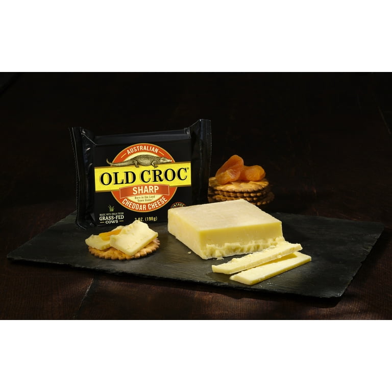 Old Croc Sharp Cheddar Cheese Chunk 7oz 1 Count