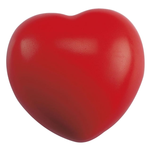 Paquete 255 piezas Pelota antiestrés corazón rojo 7.3 x 6.7