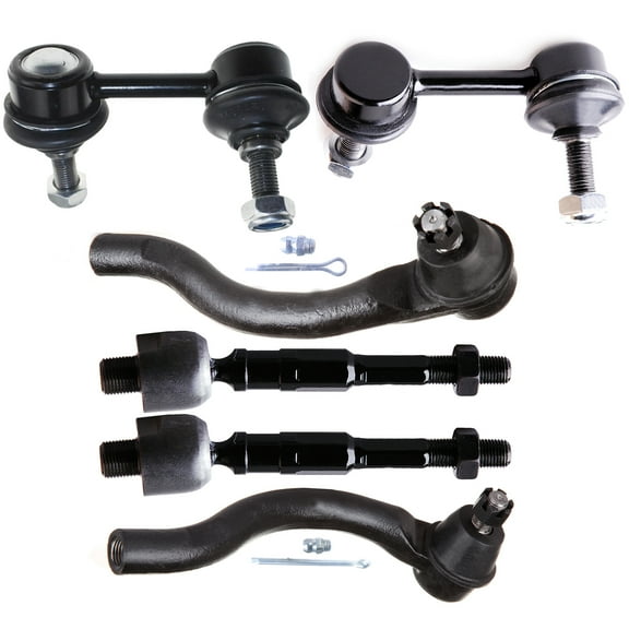 ECCPP Tie Rod End Tool for Honda Civic Inner Tie Rod Ends Outer Tie Rod Ends Front Sway Bar End Links 6pcs