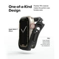 thumbnail image 4 of Ringke Air Sports Compatible with Apple Watch 9 / 8 / 7 45mm, Apple Watch SE / 6 / 5 / 4 44mm Case, Thin Soft Flexible Rugged TPU Raised Bezel Frame Protective Button Cover - Black, 4 of 7