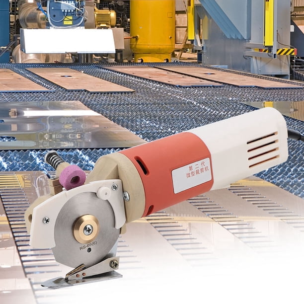 Máquina Cortadora Portátil, Cortadora De Tela Eléctrica De Alta Velocidad De Rotación Con Cuchilla De 8 Lados Para Encaje De Algodón Y Cuero