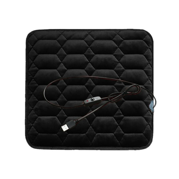 Heated Stadium Seat Cushion Portable Heated Seat Cushion USB Heated Seat Warmer For Chair Outdoor Stadium Bleachers Seat Home Winter Heated Seat Cover 1PCS (1pc，45x45cm)