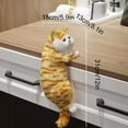 thumbnail image 2 of Home TV Desktop Plush Plush Kitten Toy Simulation Cat Hanging Ornaments Realistic Doll Animal Figurines Furry A, 2 of 8