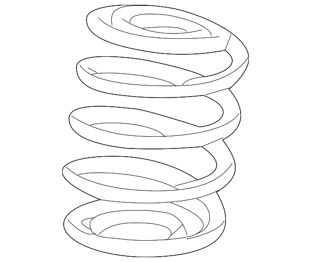 Genuine OEM GM Part # 22769228 Coil Spring - Walmart.com