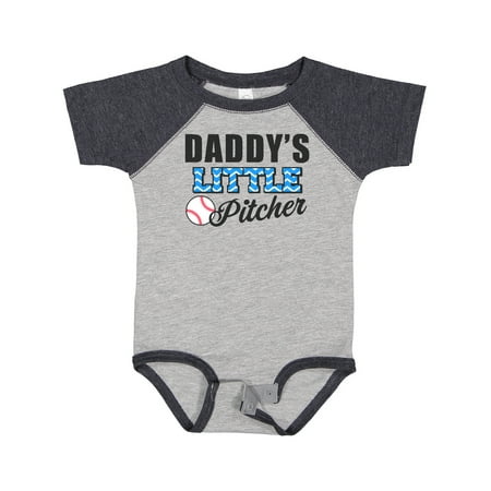 

Inktastic Baseball Daddys Little Pitcher Gift Baby Boy Bodysuit