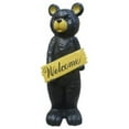 thumbnail image 6 of Alpine Black Bear Holding Welcome Sign Statue, 47 Inch Tall, 6 of 6