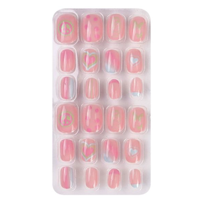 Flame Patterns Kid\‘s Manicure Charming Bright Luster Rhinestones for Kids Girls Nail Decor 91