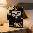 thumbnail image 2 of YYV 2026 Graduation Wooden Photo Frame 2D Craft Display Keepsake Class of 2026 Rustic Graduation Season Wooden Picture Frame Shelf Decor Gift for Graduate, 2 of 7