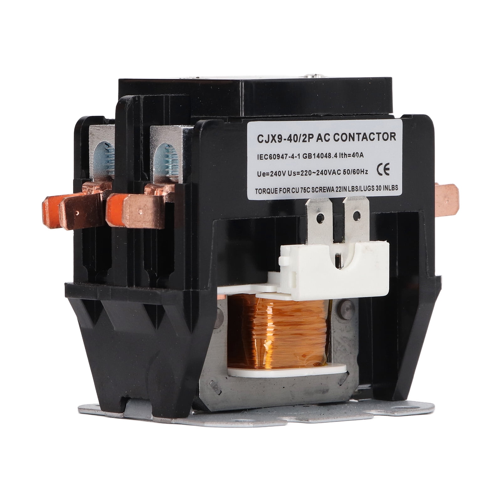 AC Contactor A,CJX9 40 2P 40A Circuit Contactor AC Contactor