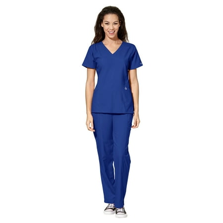 

WonderWink Scrubs Set W123 Women s V-Neck Top & Cargo Pant