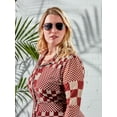 thumbnail image 5 of Foster Grant Ladies Aviator Gold Rose Sunglass, 5 of 6