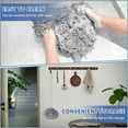 thumbnail image 3 of Vislone Reusble Microfiber Ceiling Fan Duster with 13" to 49.7" Extendable Handle Pole, Gray, 3 of 8