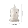 thumbnail image 3 of HongHeng Extra Savings $8 Electronic Candle LED Crystal Luminous Candle Light Imitates Real and Fake Candles Transparent Candles Warm White Suitable for Weddings Dining Tables, 3 of 6