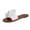 White_044, variant on Domuza Women's Bow Sandals Sparkly Flat Sandals 2026 Summer Open Toe Slip On Slide Vacation Sandals Blue 6.5(EU-37)