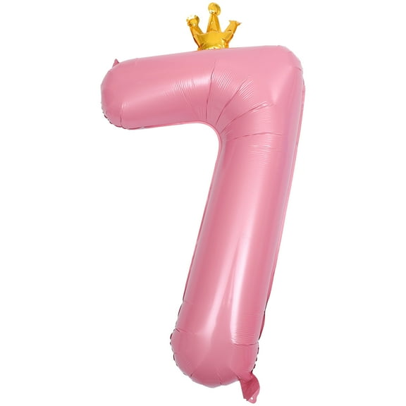 OGITUDE Birthday Party Number Balloon Interesting Party Layout Balloon 7 Number Aluminium Film Balloon