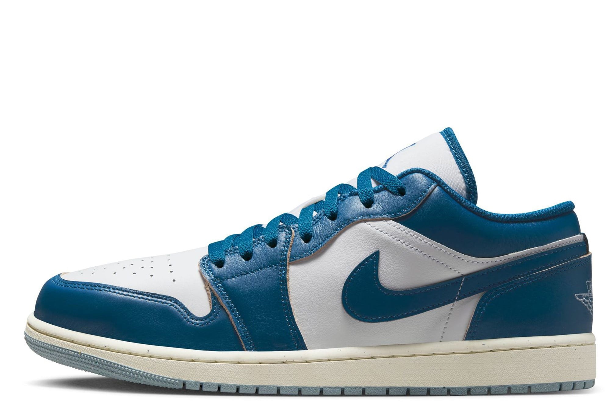 NEW Nike Air Jordan 1 Low Sail Blue Chill Men\'s 553558-149 Men Size 11.5 Air Jordan 1 Low Blue Chill 553558-149 main image 4
