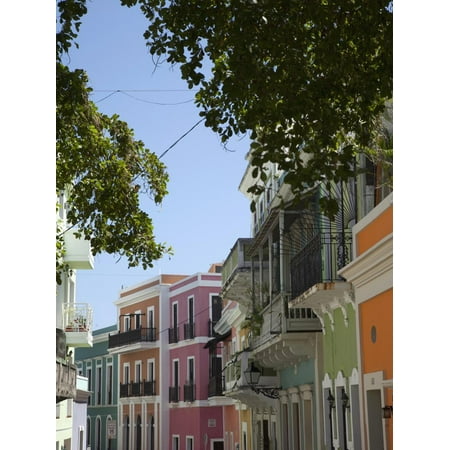 Fun Town San Angelo The Colonial Town, San Juan, Puerto Rico, West Indies, Caribbean, USA, Central America Print Wall Art By Angelo Cavalli ()