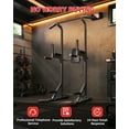 thumbnail image 4 of Multi-Functional Free Standing Pull Up Bar Power Tower – 450 lbs Capacity Adjustable Dip Station – for Home Gym, Pull Ups, Dips, Leg Raises, 4 of 8