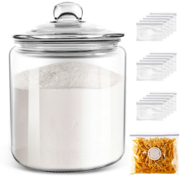 Large Glass Cookie Jar 1 Gallon