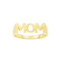 thumbnail image 1 of 14k Yellow Gold Mom Womens Ring, 7, 1 of 1