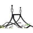 thumbnail image 3 of Garden Arch Arbor Arbour Trellis Archway for Climbing Plants Roses Vines Support Rack, Outdoor Garden Lawn Backyard Patio, Matte Black, 3 of 5