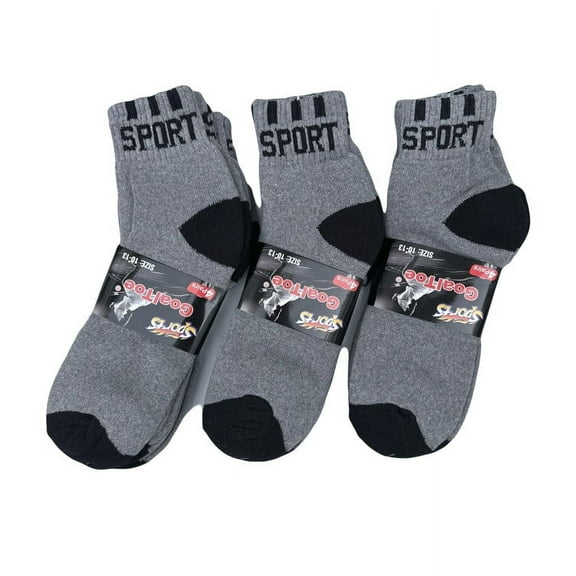 4pk Men's GoalToe Sports Socks (size10-13)