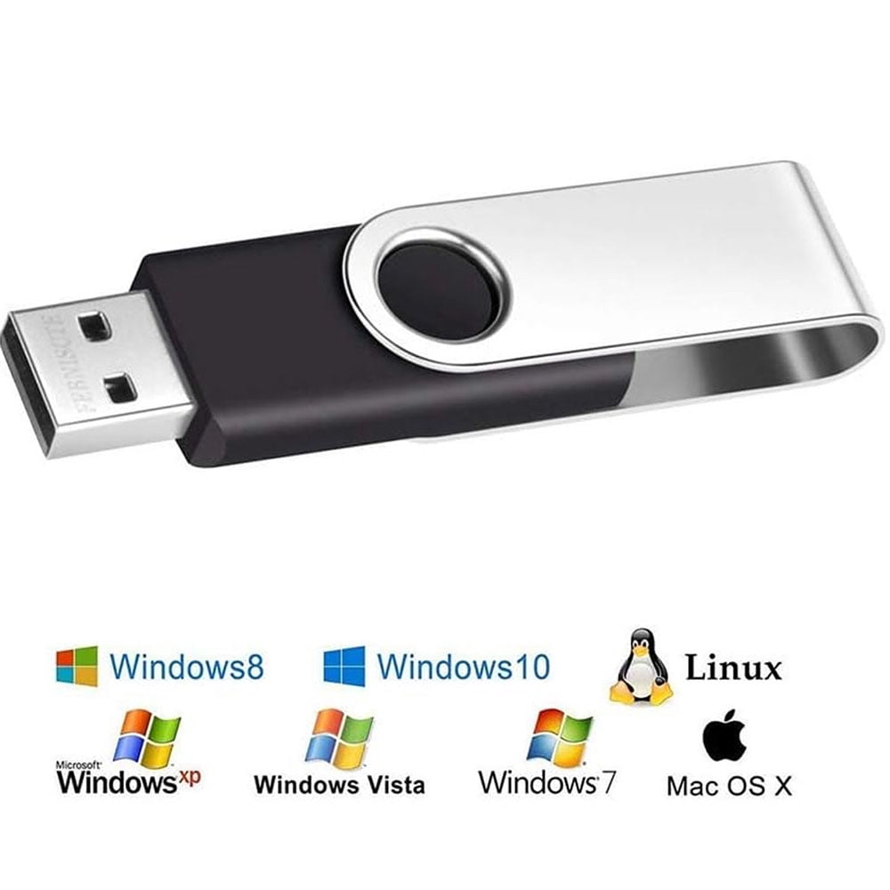 64GB 20pcs USB Flash Drives USB2.0 (Black 20Pack)