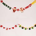 thumbnail image 2 of HONITANO Christmas Hanging Flag 300x6.1in Multi Colored Felt Fabric Xmas Garden Flag For Party Supplies 1Pack, 2 of 8