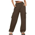 thumbnail image 2 of Leggings For Women Sweatpants With Pockets Women Brown Joggers Women Women'S Joggers With Pockets Sweatpants With Pockets Women Fitness Sweatpants, 2 of 7
