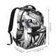 thumbnail image 2 of Easygdp Capybara Riding Bicycle Mochila Ergonómica Versátil para Laptop - Múltiples Bolsillos, Correas Ajustables, Unisex para Escuela, Viajes y Actividades al Aire Libre-One Size, 2 of 5