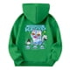 thumbnail image 5 of Moonsky Sudadera con capucha y cordón HUNTRX, estampado de grupo de chicas coreanas, jersey corto, suave y cómodo, top de manga larga para primavera y otoño. Verde 150, 5 of 5