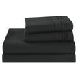 thumbnail image 5 of 3/4 Piece Soft Bed Sheets Set Solid & Embroidery Bed Sheets Set All Season Hotel Luxury Bedding -18in Deep Pockets, 5 of 9