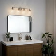 thumbnail image 2 of 45887OZ Kichler Lighting Winslow - 4 Light Bath Vanity Approved for Damp Locations - with Contemporary inspirations - 30 inches wide-Olde Bronze, 2 of 5