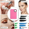 thumbnail image 5 of Unique Bargains 1 Set Foundation Spatula and Palette Set Durable Rectangular Makeup Artist Tools Pink Silver Tone, 5 of 5