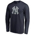 thumbnail image 2 of Men's Navy New York Yankees Static Logo Long Sleeve T-Shirt, 2 of 3