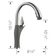 thumbnail image 2 of Brizo Vesi Brushed Bronze 24" Towel Bar, 2 of 4