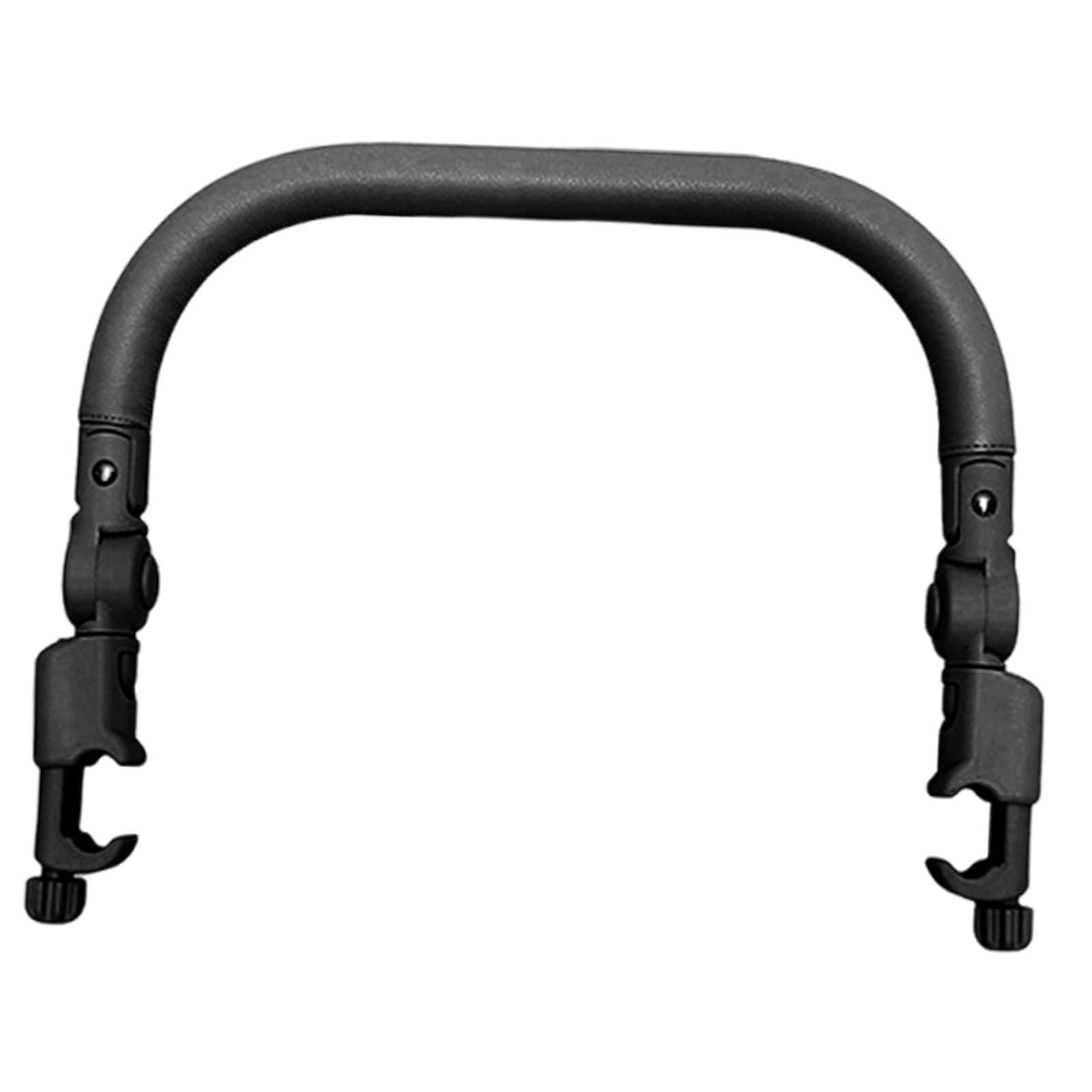 Stroller Armrest Guardrail Handrail PU Leather Material Adjustable Angle for ST208 ST206 Baby Strollers