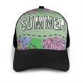 thumbnail image 3 of Yiaed Summer Print Baseball Cap Dad Hat Polo Style Plain Blank Adjustable Size, 3 of 5