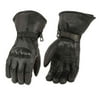 Milwaukee Leather Men's Waterproof Gauntlet Gloves w/ Hard Knuckles, Gel Palm