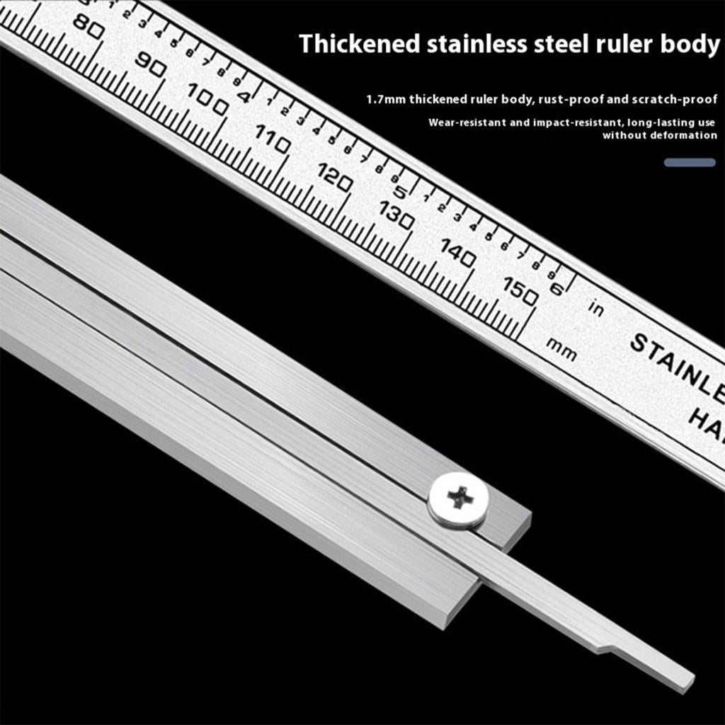 CEORPER Solar Digital Calipers 150m Steel Resistant Measuring Tool For Project