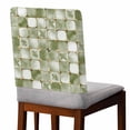 thumbnail image 2 of Sage Green Crystal Flower Chair Covers Set of 4 Irregular Texture Chair Back Covers Stretch Removable Washable Slipcovers Protector for Dining Room Kitchen Party Decor, 2 of 5