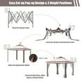 thumbnail image 4 of Gymax 11 x 11 ft Pop up Gazebo 2-Tier Patio Canopy Tent Shelter w/ Carrying Bag Beige, 4 of 6