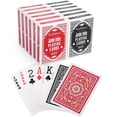 thumbnail image 1 of Juego de cartas LotFancy con letra grande, tamaño Jumbo Index Poker, 1 of 9