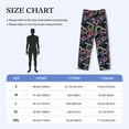 thumbnail image 4 of Naloa Snake And Flower Pajama Pants Men, PJ Bottoms, Sleep & Lounge Pants-XX-Large, 4 of 6